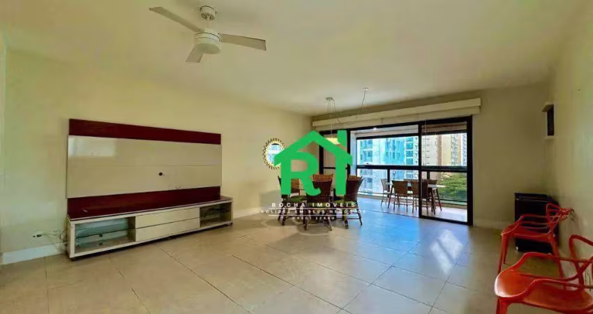 Apartamento reformado, 4 dormitórios (4 suítes), 3 vagas, lazer, Pitangueiras, Guarujá/SP.