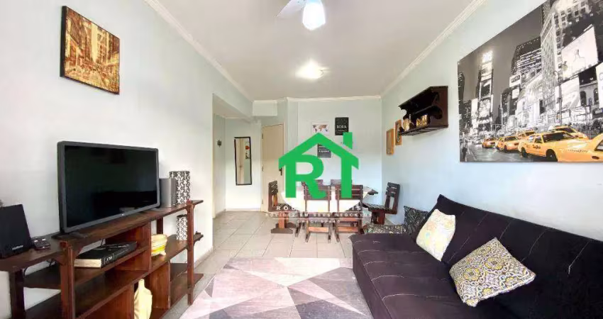Apartamento à beira mar com 2 dormitórios (1 suíte), 1 vaga, lazer, Praia da Enseada, Guarujá/SP