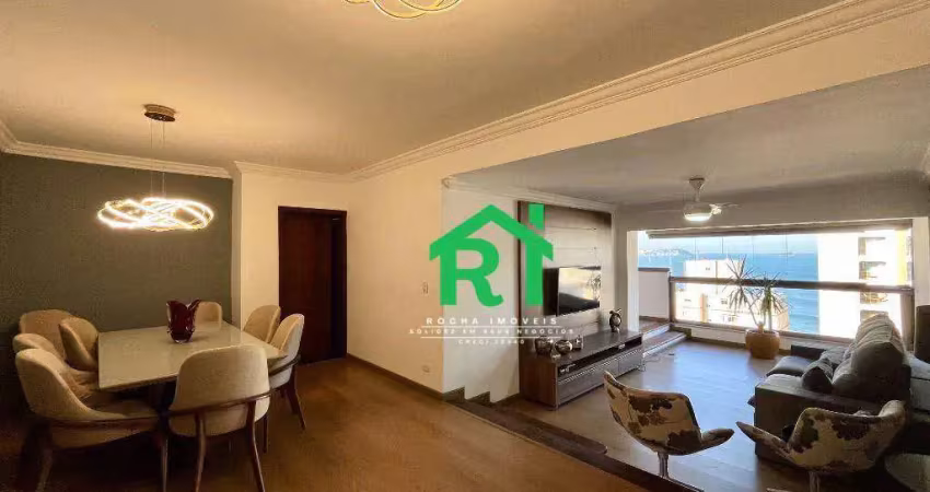 Apartamento à beira mar com 3 quartos (1 suíte), 2 vagas e lazer à venda em jardim astúrias, guarujá | rocha imóveis guarujá