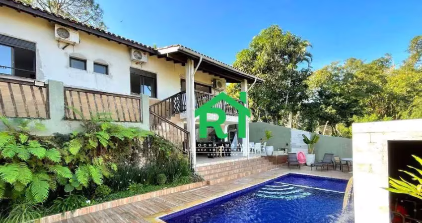 Casa com 4 dormitórios (3 suítes), piscina, churrasqueira, vista mar, enseada, guarujá/sp