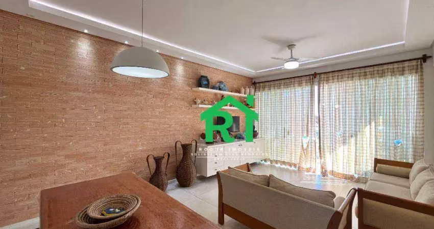 Apartamento com 3 quartos (1 suíte), 1 vaga, jardim astúrias, guarujá/sp