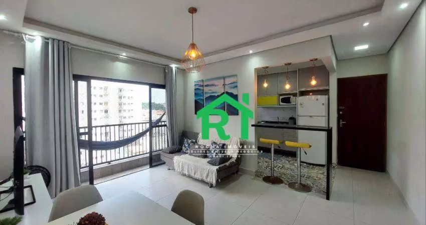 Apartamento com 2 dormitórios, 1 vagas, lazer, enseada, guarujá/sp