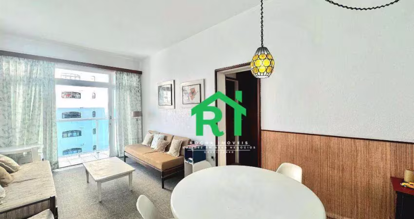 Apartamento com 2 dormitórios à venda, 70 m² por r$ 450.000 - pitangueiras - guarujá/sp