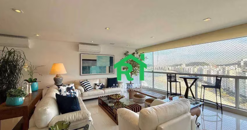Apartamento frente mar com 3 quartos (3 suítes), 2 vagas à venda em pitangueiras, guarujá | rocha imóveis guarujá