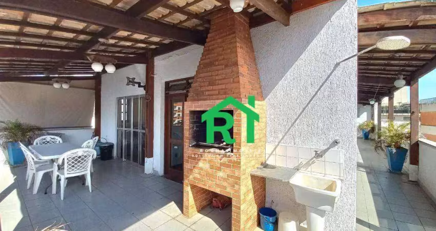 Apartamento à beira mar com 4 dormitórios, varanda, 2 vaga - enseada - guarujá/sp
