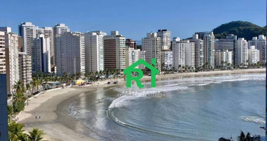 Apartamento frente mar com 3 quartos (3 suítes), 2 vagas e lazer à venda em jardim astúrias, guarujá | rocha imóveis guarujá