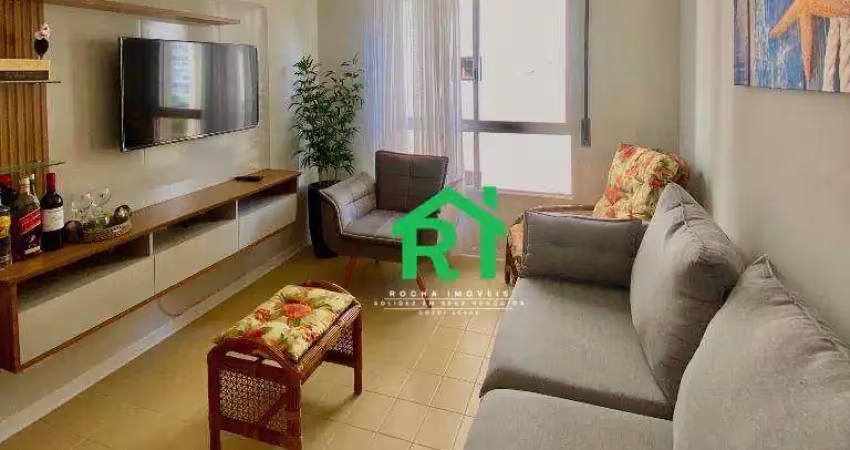 Apartamento com 2 dormitórios à venda, 75 m² por r$ 490.000,00 - jardim astúrias - guarujá/sp