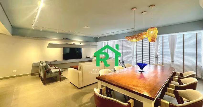 Apartamento beira mar, 4 suítes, 182 m²,  à venda por r$ 1.200.000 - pitangueiras - guarujá/sp