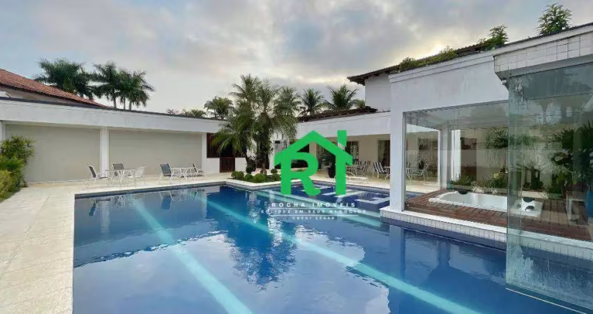 Casa com 5 suítes à venda em jardim acapulco, guarujá | rocha imóveis guarujá