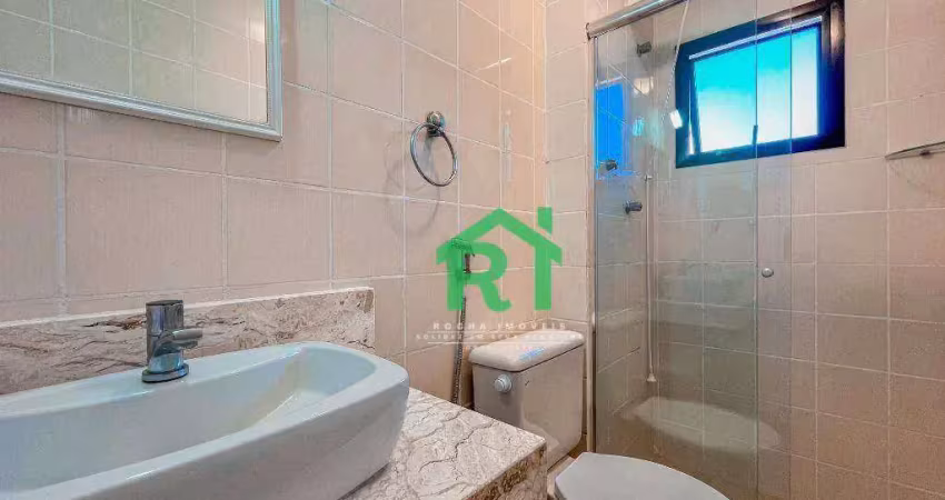 Cobertura com 2 dormitórios, 110 m² - venda por r$ 580.000,00 ou aluguel por r$ 6.000,00/mês - enseada - guarujá/sp