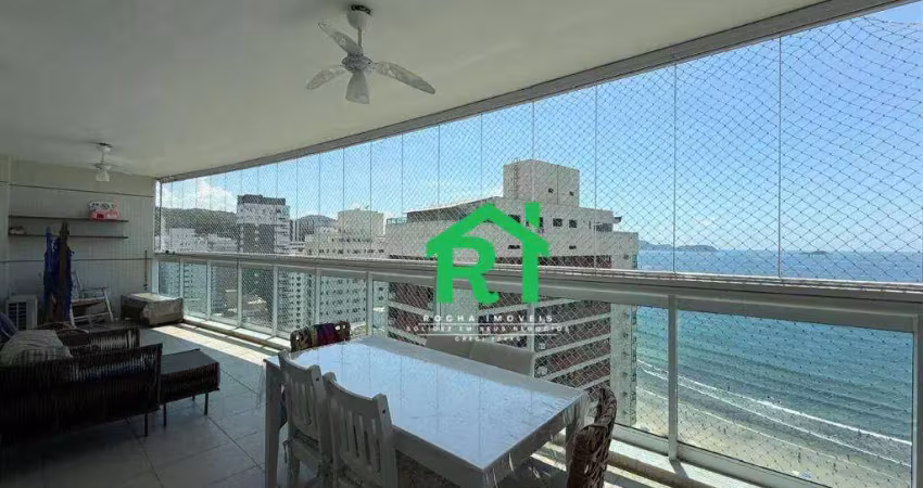 Apartamento com 2 dormitórios para alugar, 115 m² por r$ 8.000,00/mês - jardim astúrias - guarujá/sp