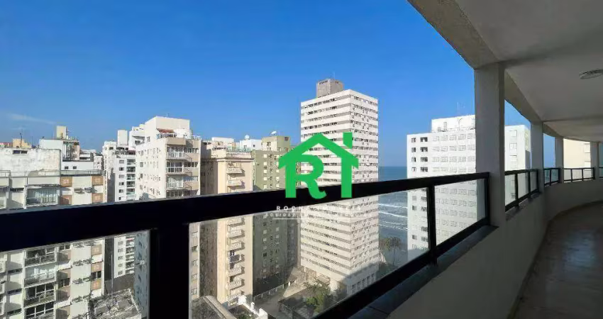 Apartamento á beira mar com 2 quartos á venda em pitangueiras, guarujá/sp