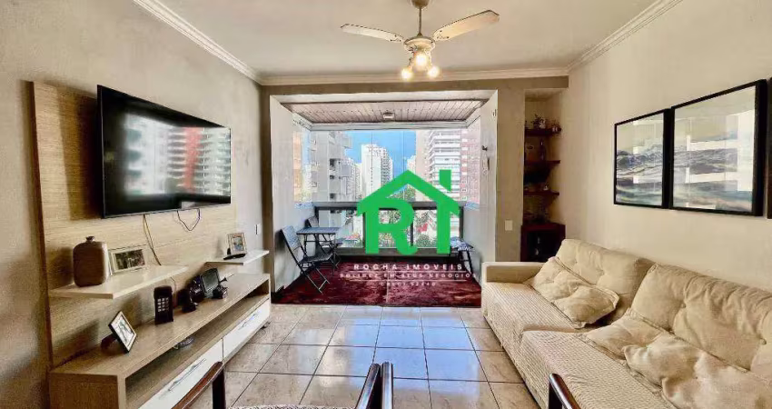 Apartamento com 3 dormitórios à venda, 115 m² por r$ 750.000 - pitangueiras - guarujá/sp