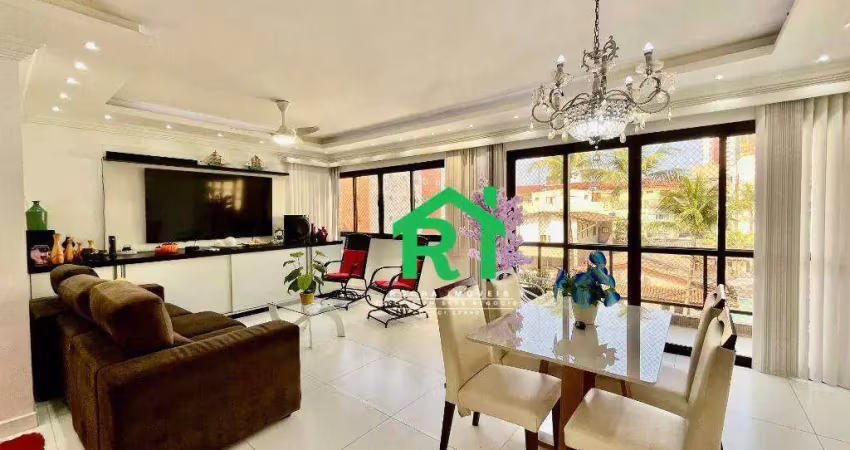 Apartamento com 4 dormitórios à venda, 131 m² por r$ 400.000 - enseada - guarujá/sp