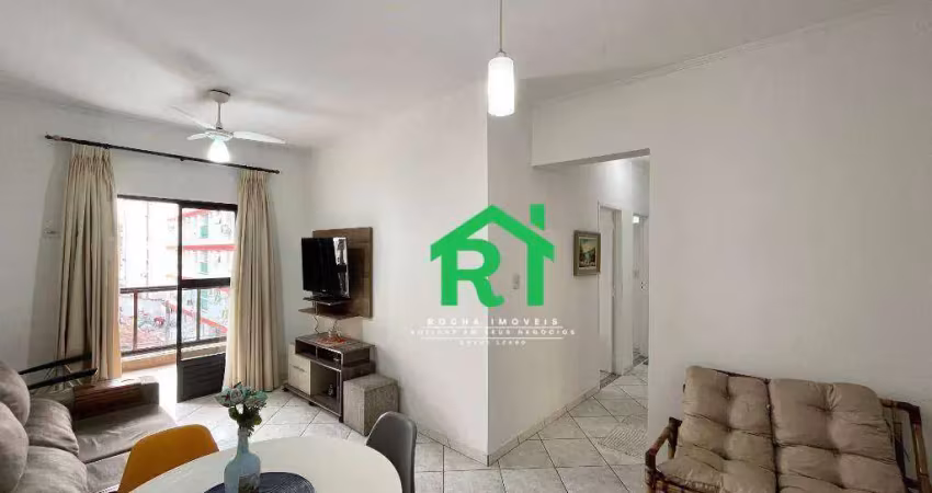 Apartamento com 2 quartos (1 suíte), 1 vaga, lazer, tombo, guarujá/sp