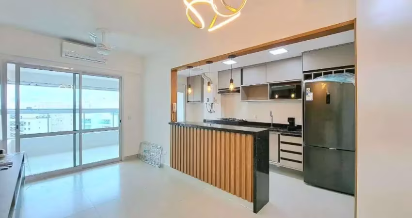Apartamento novo, 2 dormitórios (1 suíte), 2 vagas, lazer, para alugar por r$ 7.000/mês - jardim astúrias - guarujá/sp