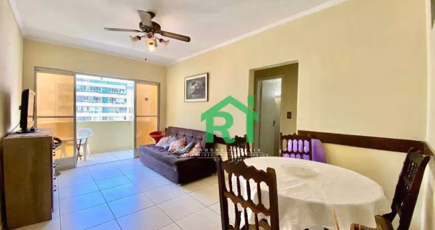 Apartamento com 2 dormitórios, 75 m² - venda por r$ 550.000,00 ou aluguel por r$ 3.200,00/mês - pitangueiras - guarujá/sp