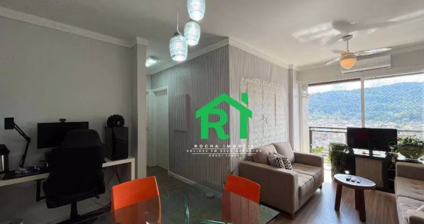 Apartamento com 2 dormitórios (1 suíte), 1 vaga, lazer, enseada, guarujá/sp