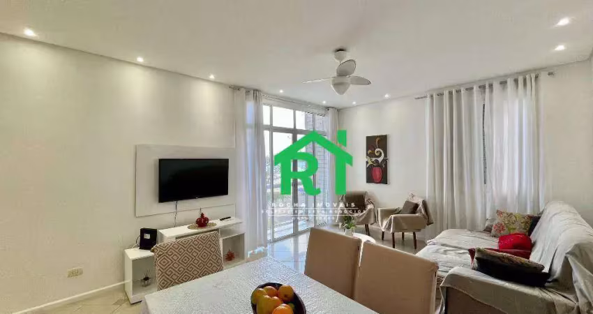 Apartamento beira mar, 3 quartos (2 suítes), 1 vaga, pitangueiras, guarujá/sp.