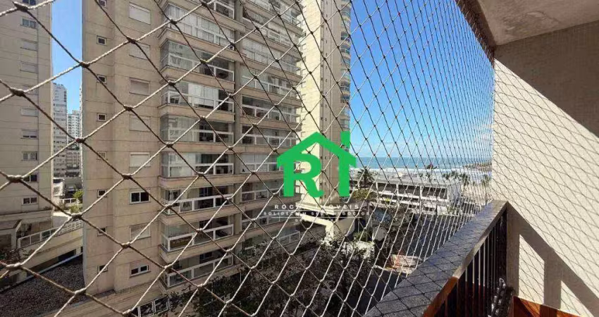 Apartamento com 2 dormitórios à venda, 75 m² por r$ 550.000,00 - pitangueiras - guarujá/sp