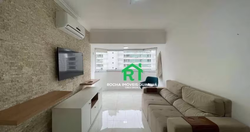 Apartamento para alugar em praia das pitangueiras, guarujá/sp, 2 suítes, reformado, beira mar