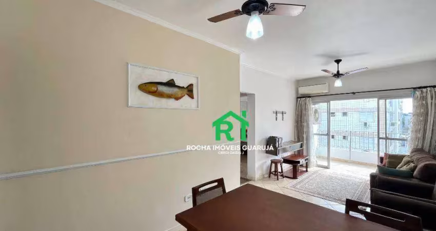 Apartamento com 2 quartos (1 suíte), 1 vaga à venda em jardim astúrias, guarujá