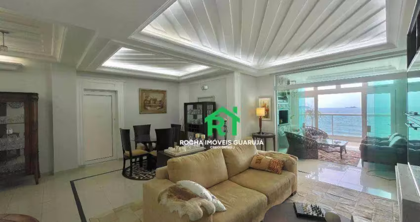 Apartamento frente mar, 3 quartos (2 suítes), 1 vaga, jardim astúrias | rocha imóveis guarujá