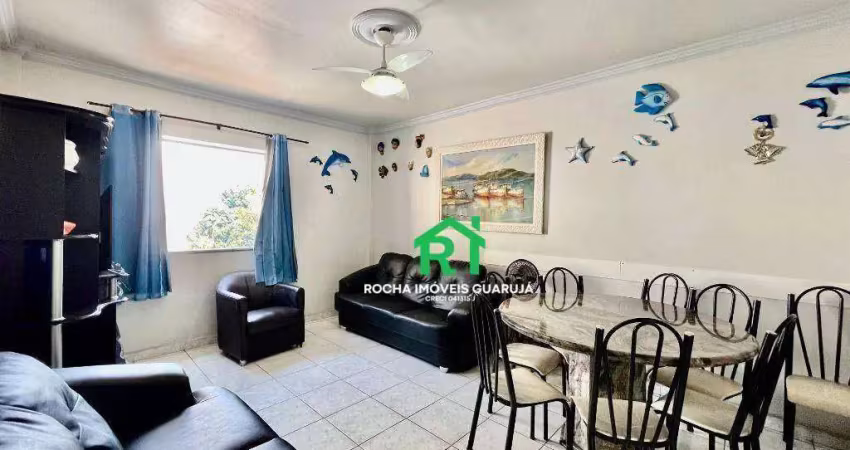 Apartamento com 2 dormitórios à venda, 60 m² por r$ 400.000 - pitangueiras - guarujá/sp