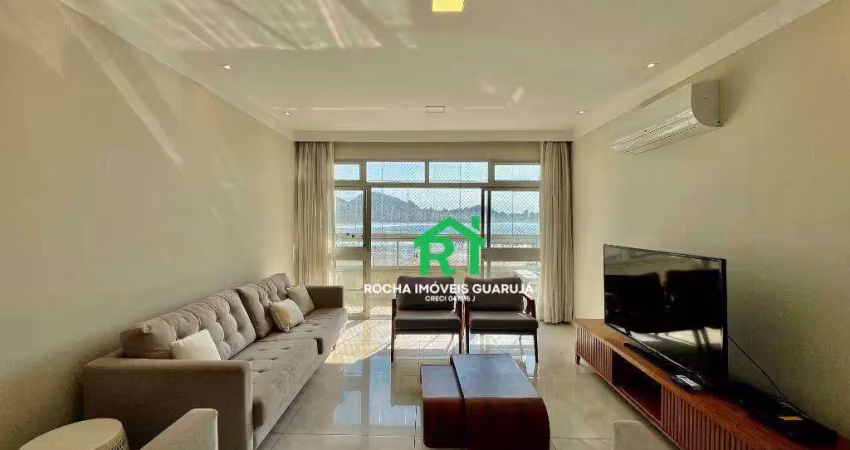 Apartamento com 3 dormitórios à venda, 160 m² por r$ 1.250.000 - jardim astúrias - guarujá/sp