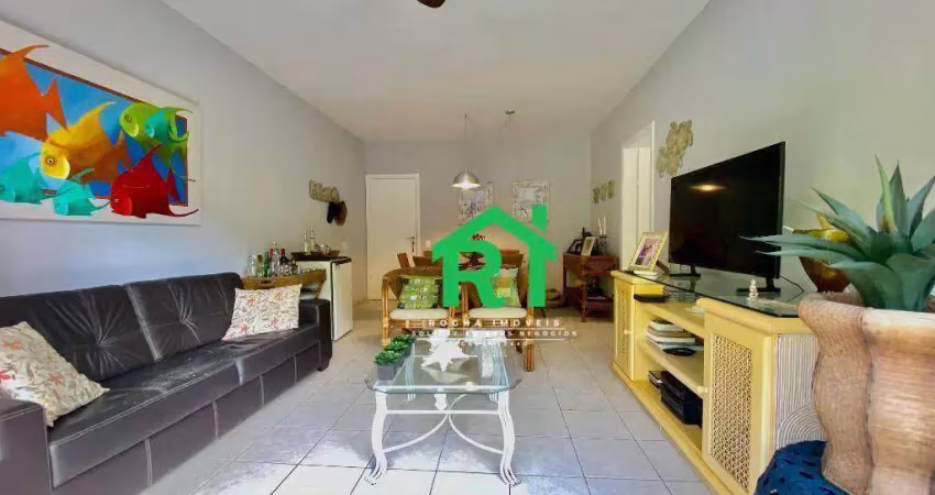 Apartamento com 3 dormitórios à venda, 110 m² por r$ 510.000 - pitangueiras - guarujá/sp
