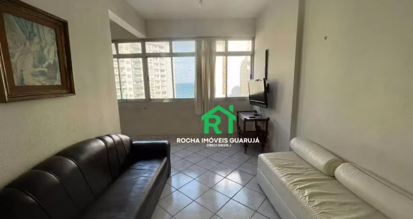 Apartamento para alugar em praia das pitangueiras, vista mar, guarujá/sp