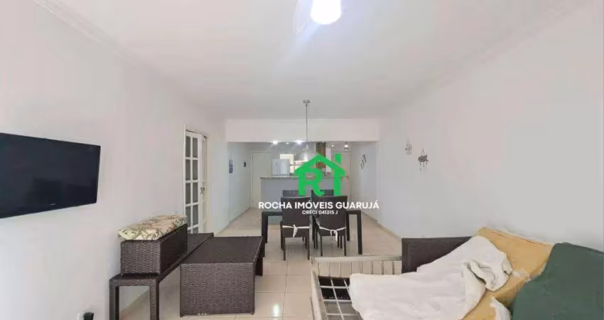 Apartamento com 2 dormitórios para alugar, 94 m² por r$ 3.900,00/mês - pitangueiras - guarujá/sp