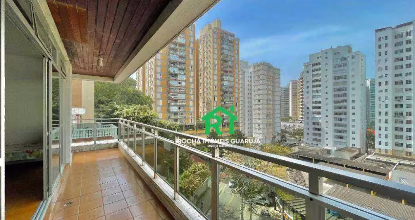 Apartamento com 3 quartos (2 suítes), 2 vagas, lazer, pitangueiras, guarujá/sp