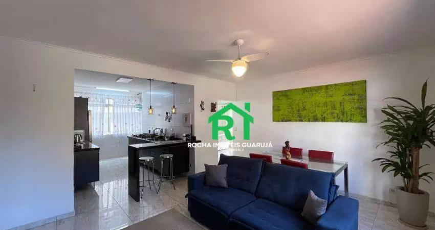 Apartamento com 2 quartos (1 suíte), 1 vaga à venda em jardim astúrias, guarujá