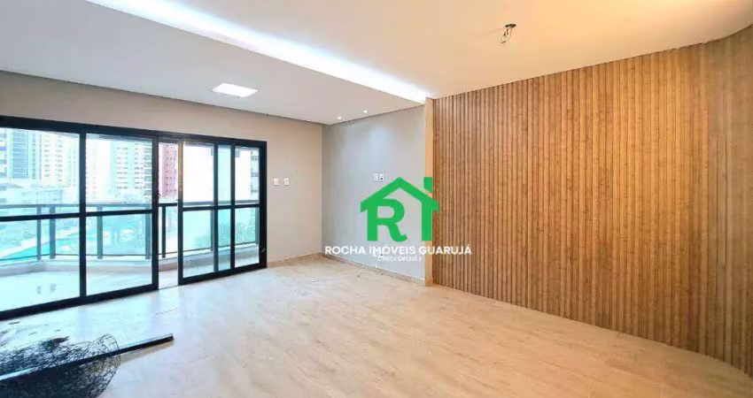 Apartamento com 2 dormitórios para alugar, 92 m² por r$ 6.500/mês - jardim astúrias - guarujá/sp