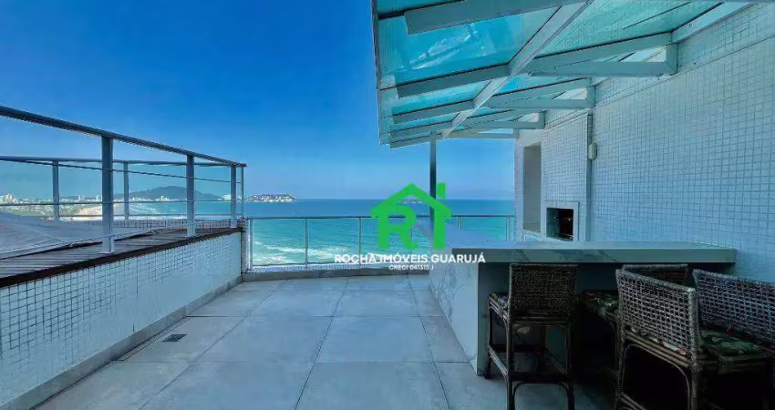 Cobertura com 5 dormitórios à venda, 412 m² por r$ 6.500.000 - enseada - guarujá/sp