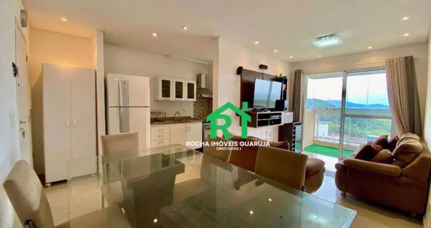 Apartamento com 2 dormitórios à venda, 75 m² por r$ 610.000 - jardim astúrias - guarujá/sp