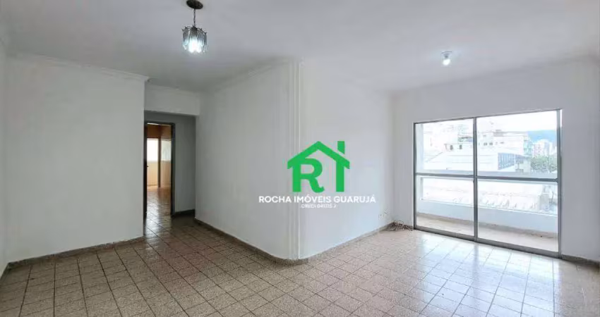 Apartamento com 2 dormitórios para alugar, 80 m² por r$ 2.800/mês - jardim astúrias - guarujá/sp