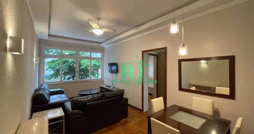 Apartamento beira mar, 2 dormitórios à venda por r$ 350.000 | pitangueiras - guarujá/sp