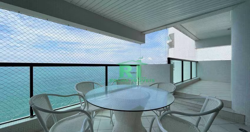 Apartamento frente mar com 3 quartos (3 suítes), 2 vagas e lazer à venda em pitangueiras, guarujá