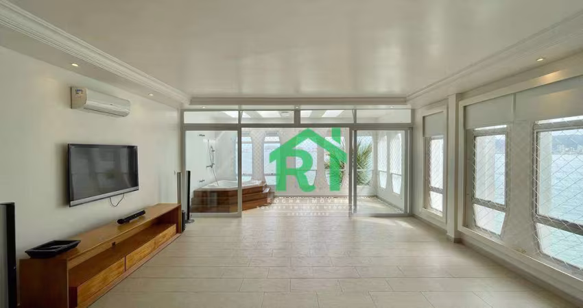 Apartamento Frente Mar, 3 Dormitórios (3 Suítes), 1 Vaga, Área de Lazer, Enseada- Guarujá/SP