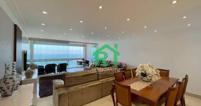 Apartamento com 4 dormitórios à venda, 181 m² por r$ 2.200.000,00 - pitangueiras - guarujá/sp