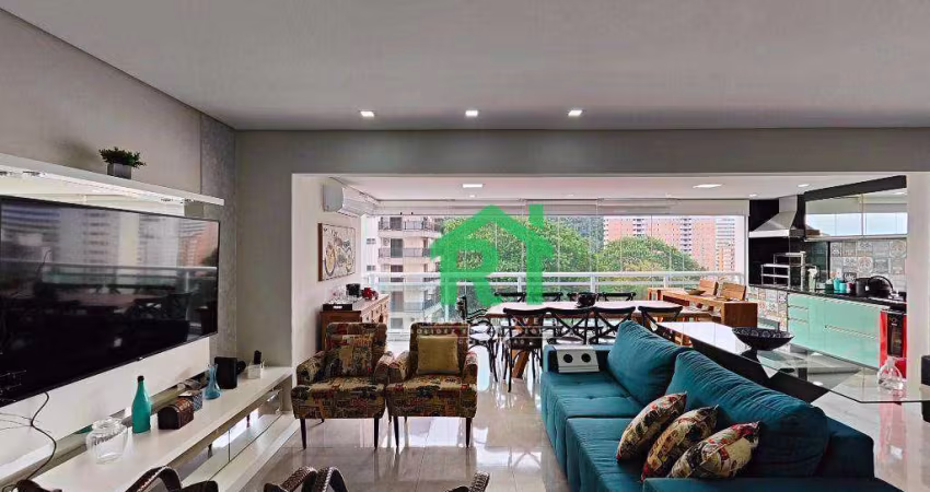 Apartamento Beira Mar, Varanda Gourmet, 3 Dormitórios, 2 Vagas, Lazer, Jardim Astúrias, Guarujá/SP