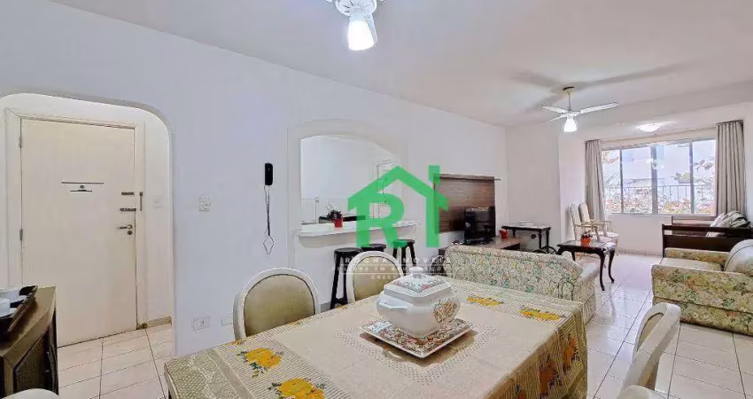Apartamento beira mar, 2 dormitórios, 1 vaga, 95 m², à venda por r$ 480.000 - pitangueiras - guarujá/sp
