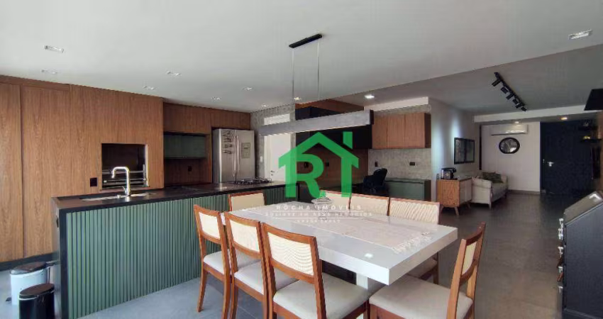 Apartamento com 3 dormitórios, 120 m² - venda por R$ 950.000,00 ou aluguel por R$ 7.000,00/mês - Pitangueiras - Guarujá/SP