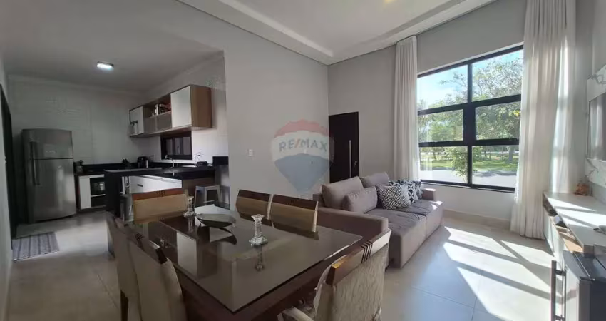 Casa a venda condomínio 3 suítes, terras da estância, paulínia - sp