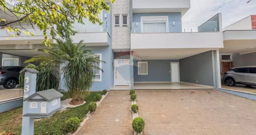 Sobrado a venda 3 quartos (suítes) com spa no condomínio reserva real paulínia s/p.