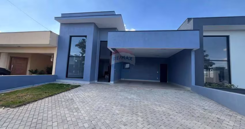 Casa nova à venda, com 3 quartos suítes, piscina, energia fotovoltaica no condomínio campos do conde 2, paulínia/sp