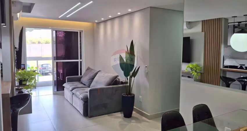 Apartamento 3 dormitórios, sendo 1 suíte, 2 vagas de garagem - paulínia-sp