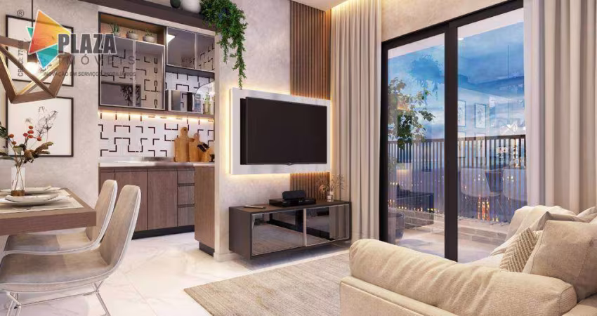 Apartamento à venda, 56 m² por R$ 535.057,70 - Tupi - Praia Grande/SP